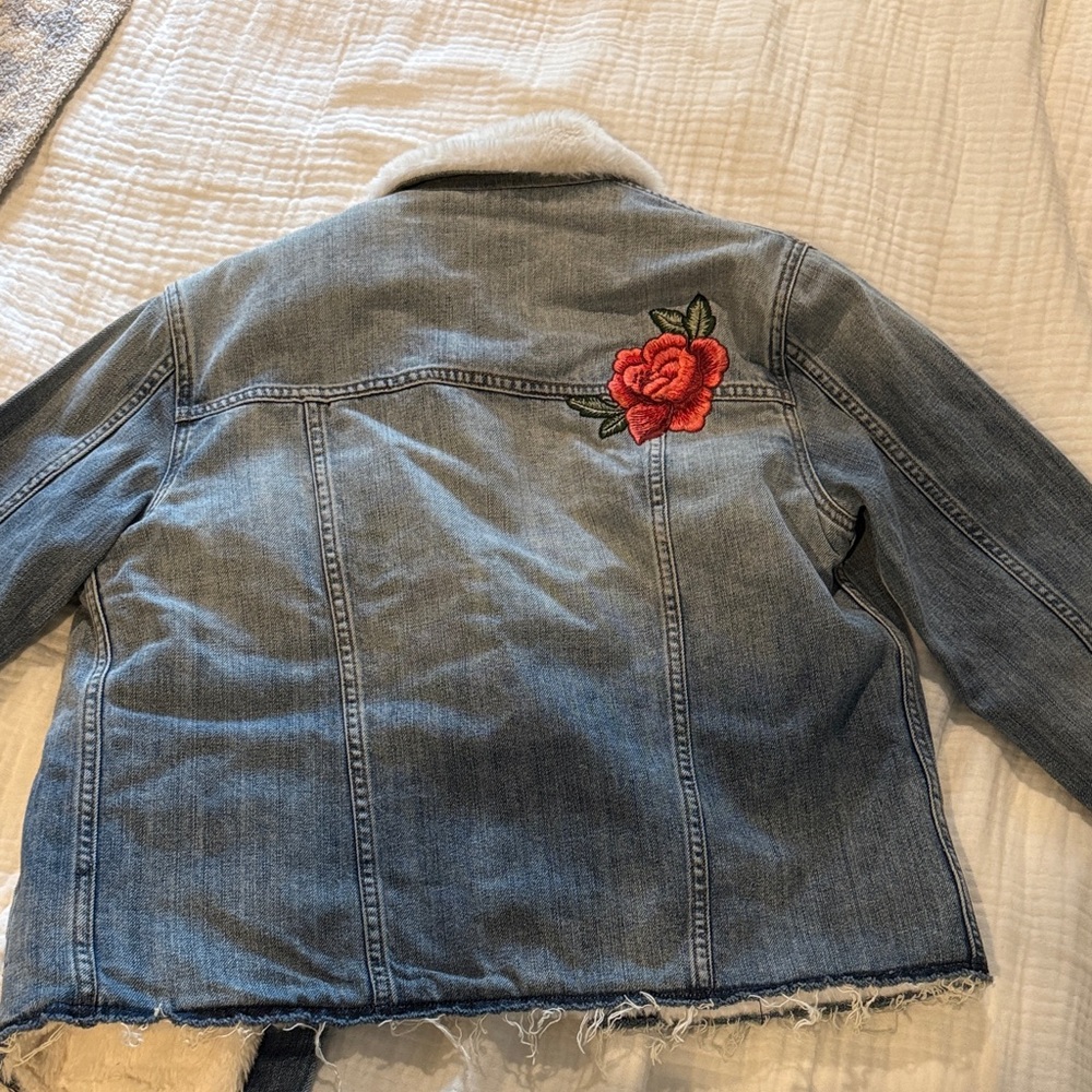Rails Denim Jacket with Floral Embroidery - Picture 4 of 4